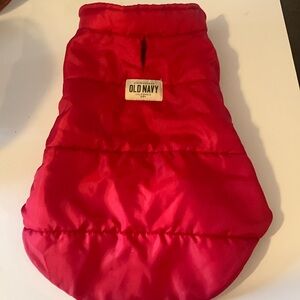 Old Navy burgundy Doggie vest 🐾